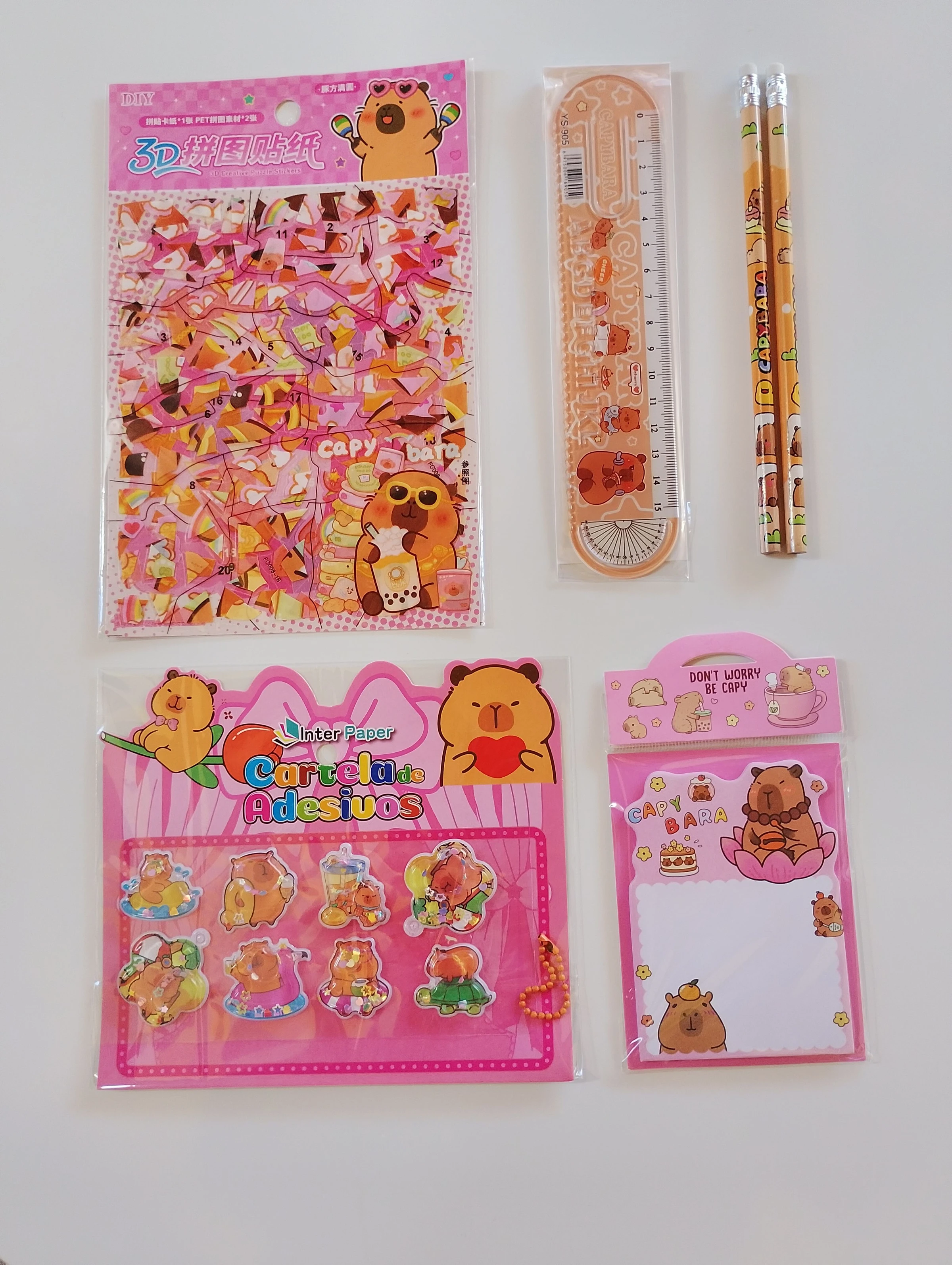 Kit essencial capivara - 3