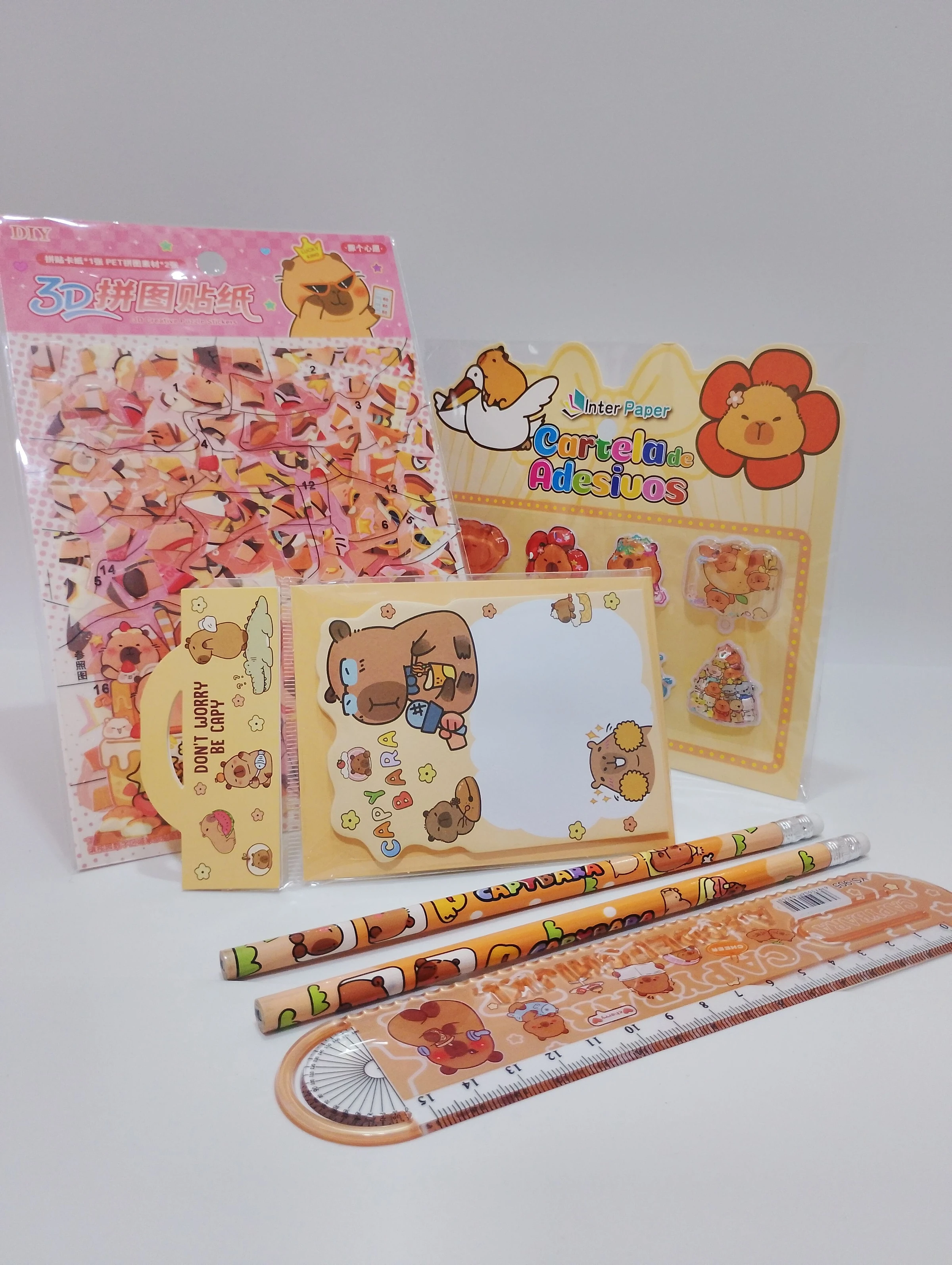 Kit essencial capivara - 2