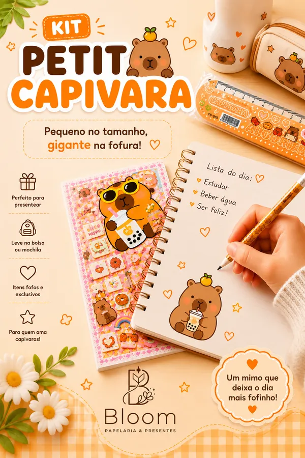 Kit Petiti capivara