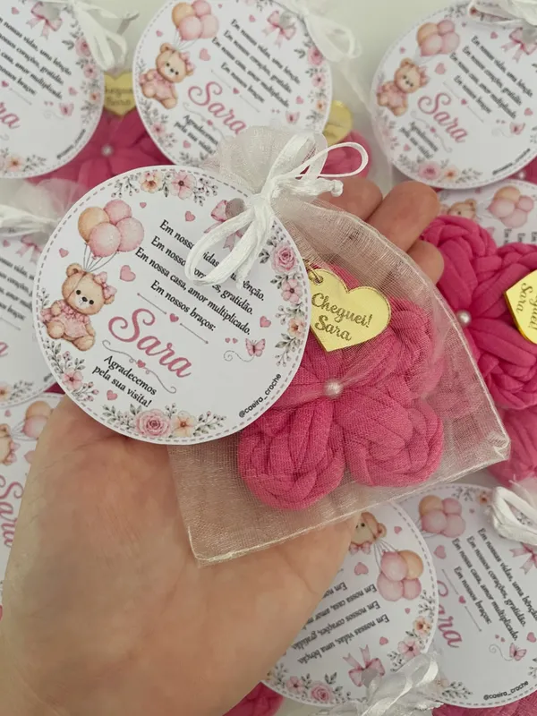 Modelo Flor com saquinho organza - imagem 1