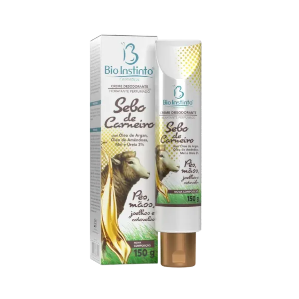 Creme Sebo de Carneiro com Óleo de Argan 150 g