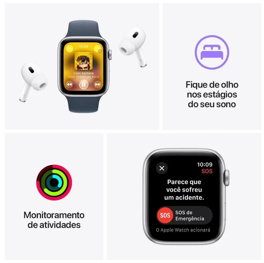 Watch SE 44mm 2° Geração GPS - 4