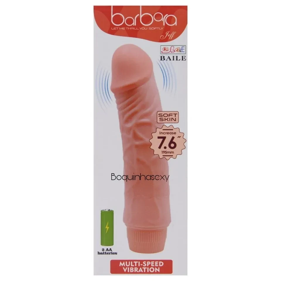 Prótese com vibrador Barbara  - 4