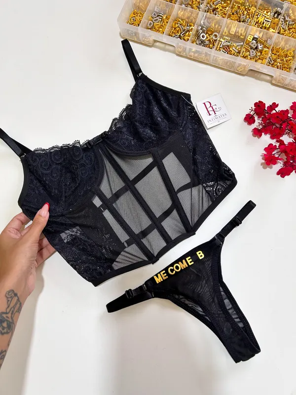 CONJUNTO PERSONALIZÁVEL VERSATI ACOMPANHA 7 LETRAS M