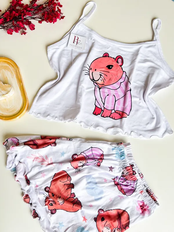Baby Doll de Suede capivara G/GG