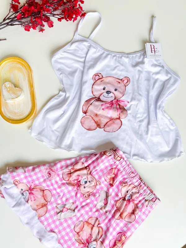 Baby Doll de Suede ursinho G/GG