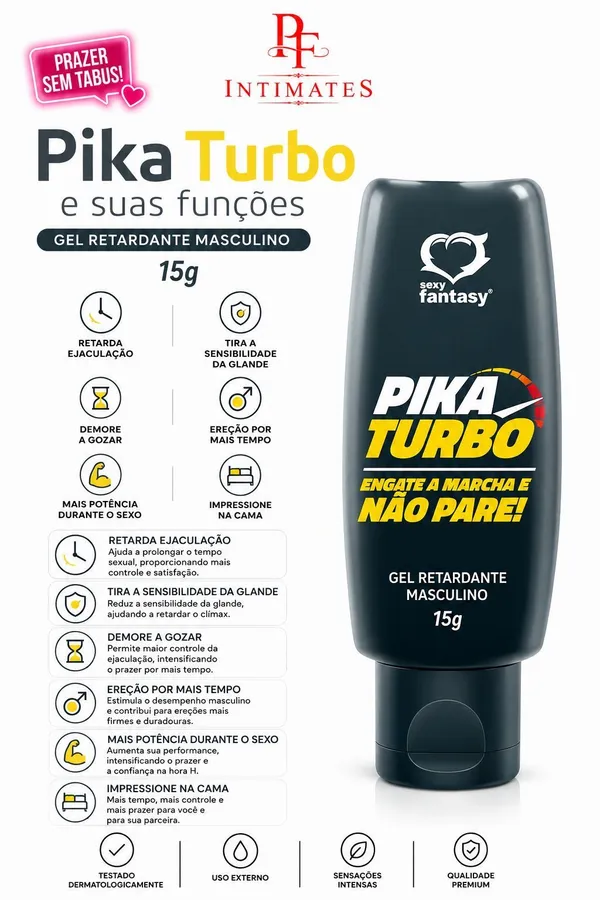 Retardante masculino Pika Turbo