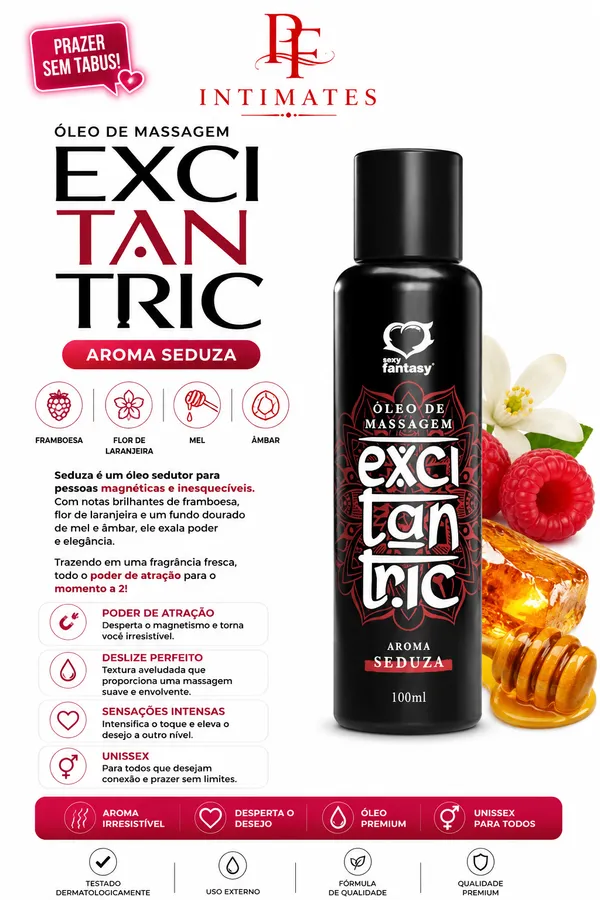 Excitantric Óleo para massagem