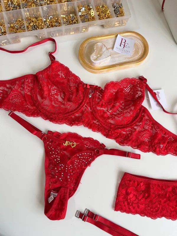 Conjunto personalizável Inglaterra Vermelho GG