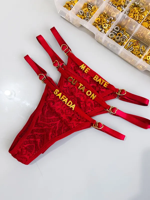 Calcinha Personalizável Renda 