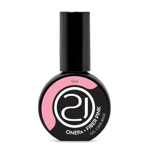 ✨ OneFix Fiber Pink Nails 21 12ml – Alta Aderência, Flexibilidade e Estrutura com Fibra ✨