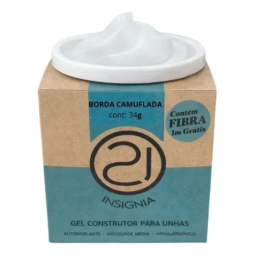 ✨ Gel Insignia Borda Camuflada Nails 21 34g – Gel 2 em 1, Flexibilidade e Curvatura Estável ✨ - 1