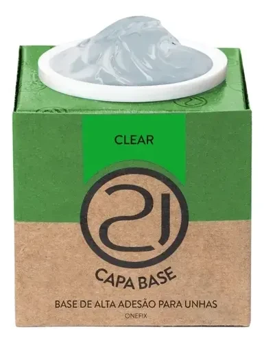 ✨ Capa Base OneFix Clear Nails 21 28g – Alta Aderência, Flexibilidade e Proteção da Estrutura ✨ - 1