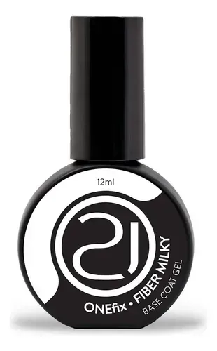 ✨ OneFix Fiber Milky Nails 21 12ml – Capa Base com Fibra, Alta Aderência e Flexibilidade ✨