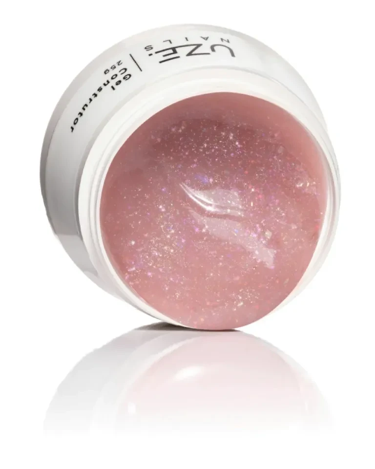 ✨ Gel Construtor Luminous Star Nude Uze Nails 25g – Nude Translúcido com Brilho Holográfico ✨ - 1