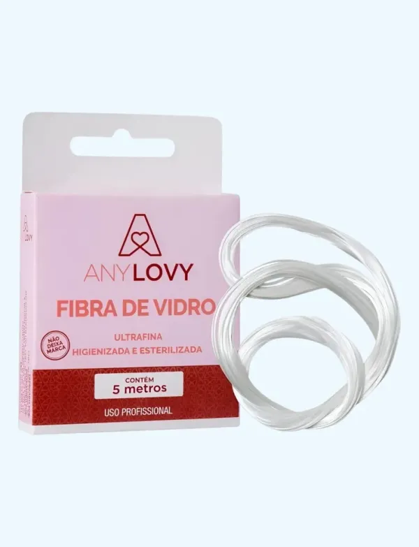 ✨ Fibra de Vidro Anylovy 5 Metros – Alongamento Profissional com Resistência e Acabamento Natural ✨