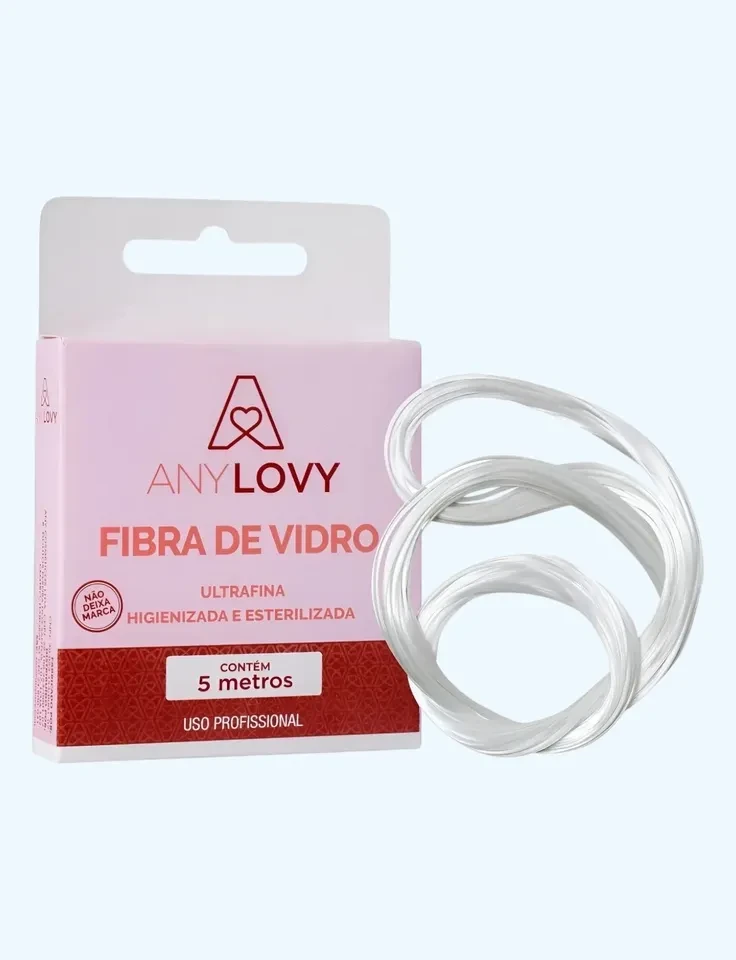 ✨ Fibra de Vidro Anylovy 5 Metros – Alongamento Profissional com Resistência e Acabamento Natural ✨ - 1