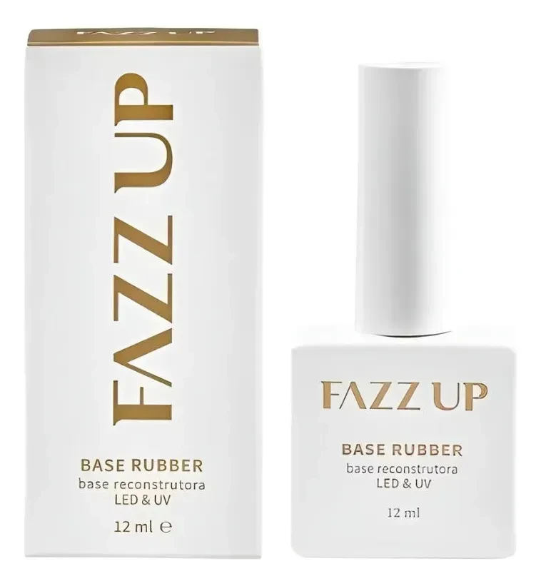 ✨ Base Rubber Gel Incolor Fazz Up 12ml – Nivelamento, Flexibilidade e Resistência ✨ - 1