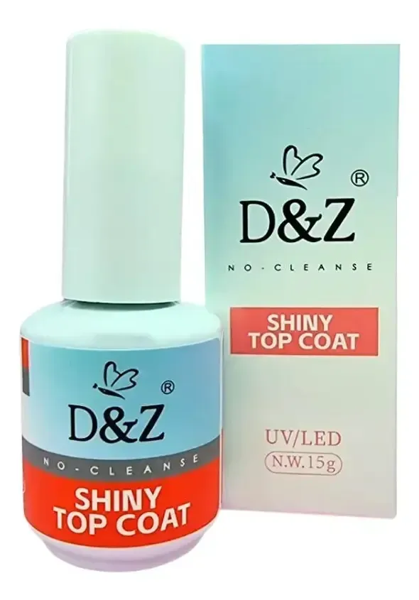 ✨ Top Coat Shine DZ 15ml – Brilho Intenso para a Finalização das Unhas ✨
