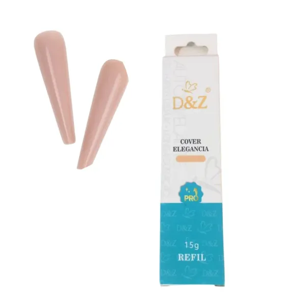 ✨ Gel Sachê DZ Pro Borboleta Cover Elegância 15g – Autonivelante e Estrutura Profissional ✨