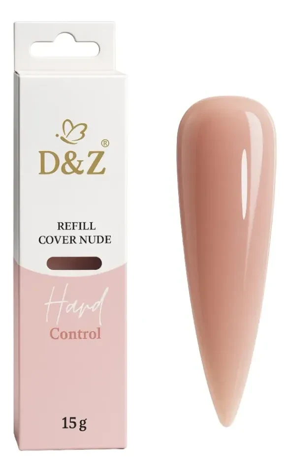 ✨ Refil Gel DZ Borboleta Control Hard Cover Nude 15g – Alta Resistência e Controle Profissional ✨ - 1