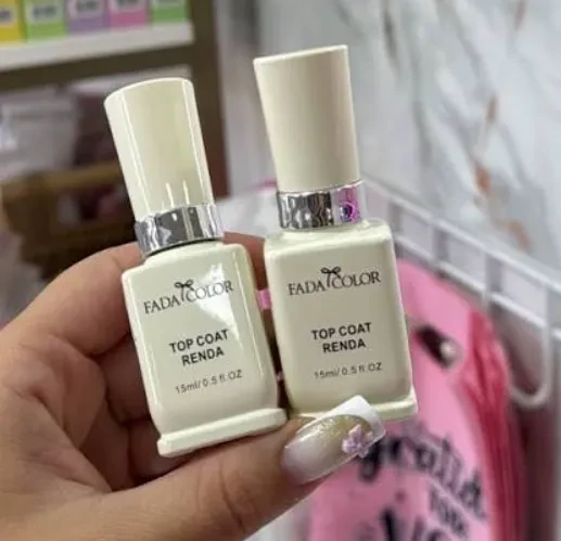 ✨ Top Coat Renda FADA COLOR 15ml – Brilho, Delicadeza e Acabamento Profissional ✨ - 2