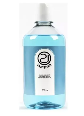 ✨ Sanitizer Menta 500ml Nails 21 – Higienização Profissional e Preparação Perfeita das Unhas ✨