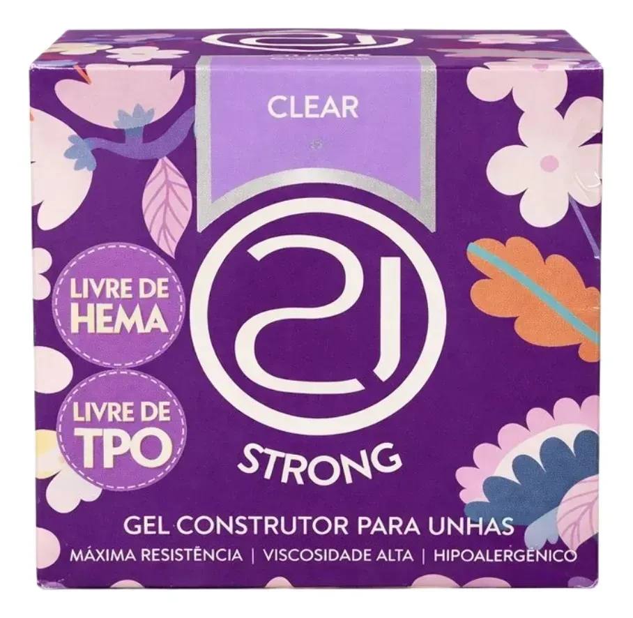 ✨ Ecoline Gel de Construção Strong Clear Nails 21 – Alta Performance e Estrutura Reforçada ✨ - 1