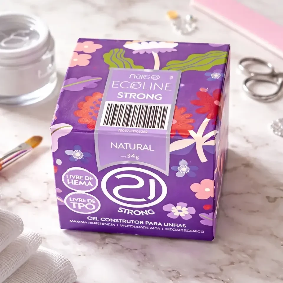 ✨ Ecoline Gel de Construção Strong Natural Nails 21 – Alta Performance e Estrutura Reforçada ✨ - 1