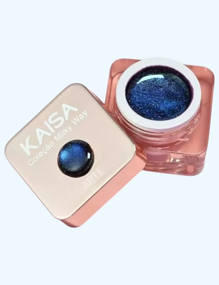✨ Esmalte em Gel Magnético Milk Way Edição Limitada Kaisa – ARTE Efeito Cat Eye com Brilho 3D ✨ - 1