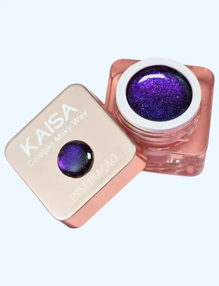 ✨ Esmalte em Gel Magnético Milk Way Edição Limitada Kaisa – INSPIRAÇÃO Efeito Cat Eye com Brilho 3D ✨ - 1