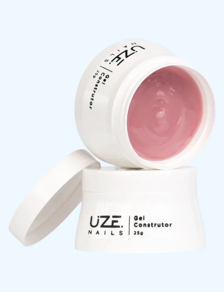 ✨ Gel Construtor Natural Baby Pink Uze Nails 25g – Construção Profissional com Naturalidade e Alta Performance ✨ - 1