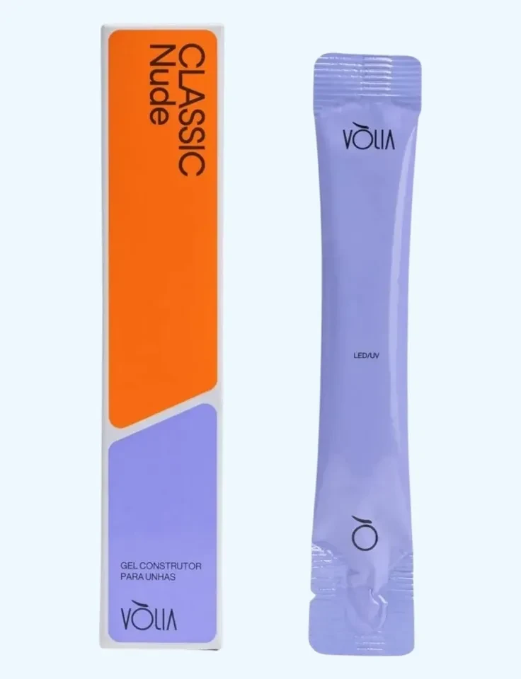 ✨ Refil Sachê Gel Classic Volia Nude 14g – Construção Profissional para Alongamento de Unhas ✨ - 1