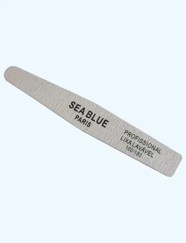 ✨ Lixa de Unha Caixão 100/180 Sea Blue  – Modelagem Profissional com Precisão e Praticidade ✨