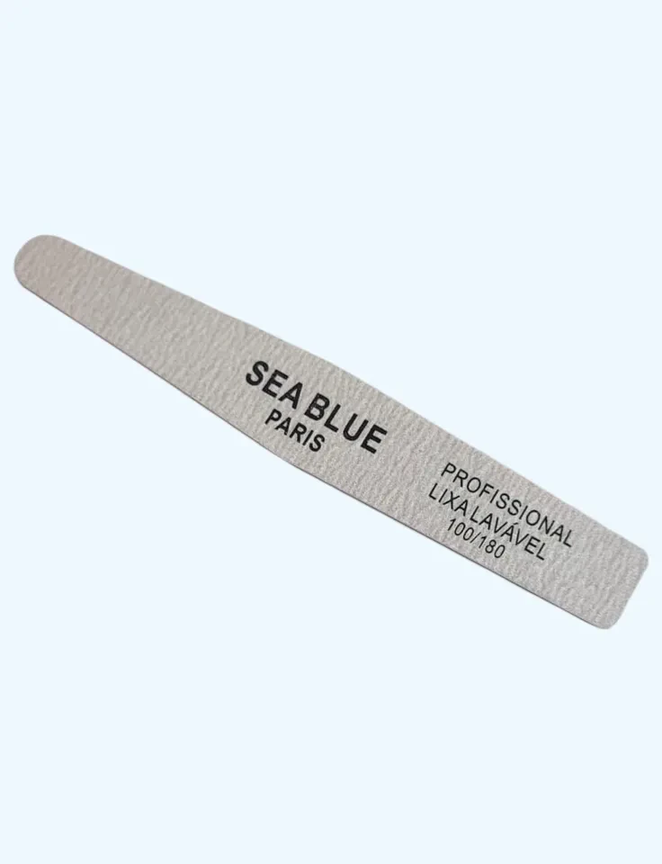 ✨ Lixa de Unha Caixão 100/180 Sea Blue  – Modelagem Profissional com Precisão e Praticidade ✨ - 1