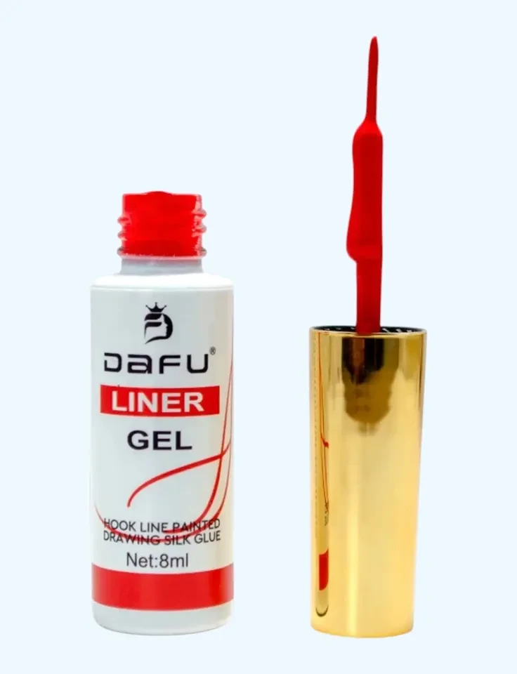 ✨ Esmalte Gel Liner Ultra Fino Dafu 8ml – Precisão e Acabamento Profissional para Nail Design ✨ - 1
