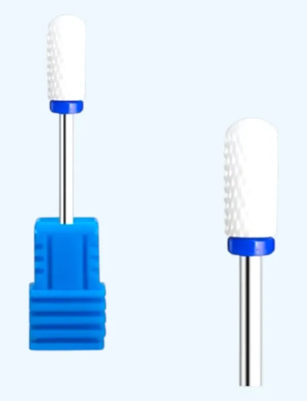 ✨ Broca de Cerâmica Barrel Ball M Azul – Alto Desempenho e Acabamento Profissional para Nail Design ✨