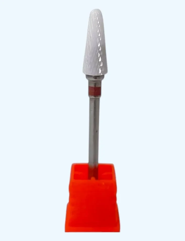 ✨ Broca de Cerâmica Umbrella S Vermelha – Alta Performance e Acabamento Profissional para Nail Design ✨ - 1