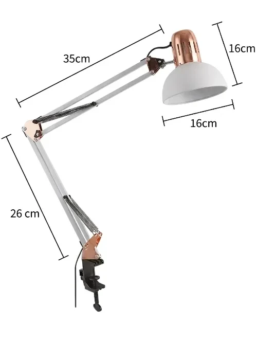 ✨ Luminária Articulada para Mesa e Bancada Bivolt – Iluminação Prática e Profissional ✨ - 2