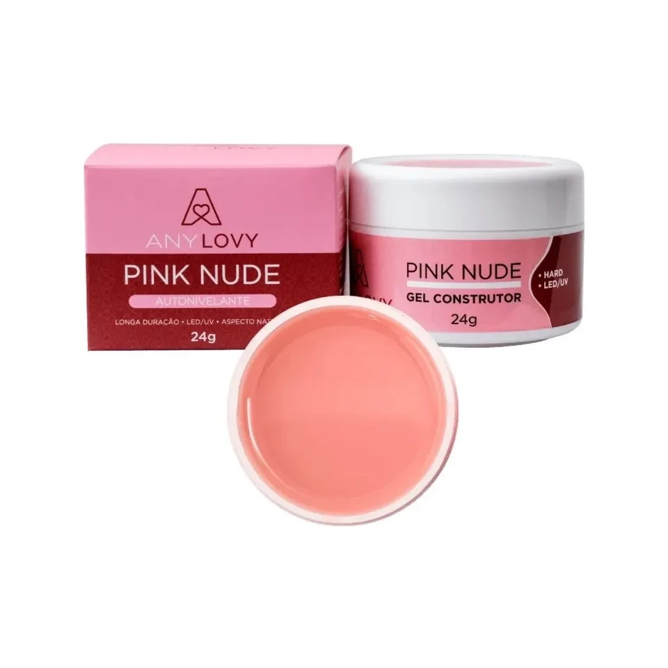 ✨ Gel Hard Pink Nude Anylovy 24g – Rosa Nude, Secagem Rápida e Estrutura Profissional ✨ - 1