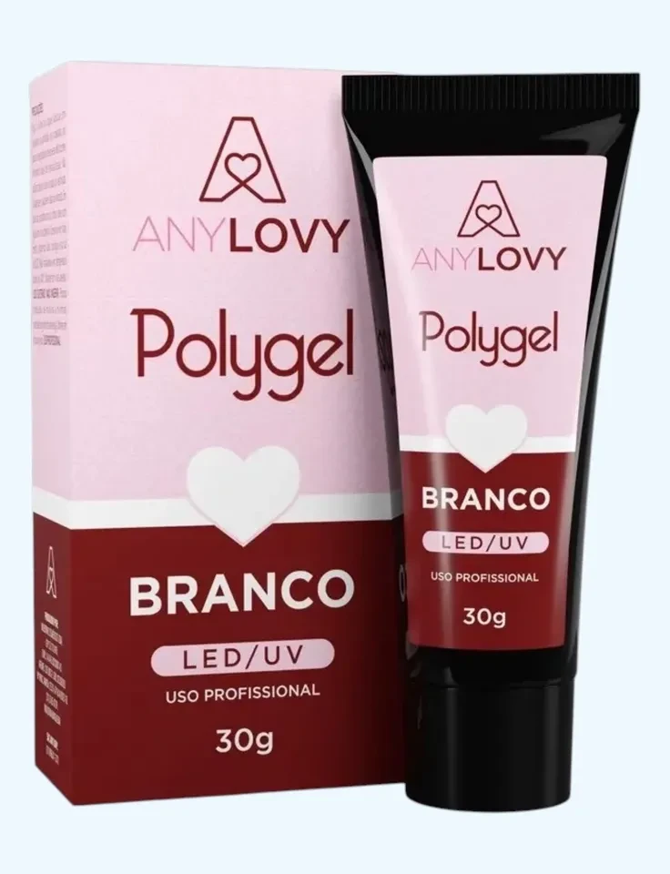 ✨ Polygel Branco Anylovy 30g – Construção Profissional, Alta Resistência e Acabamento Perfeito para Alongamento ✨ - 1