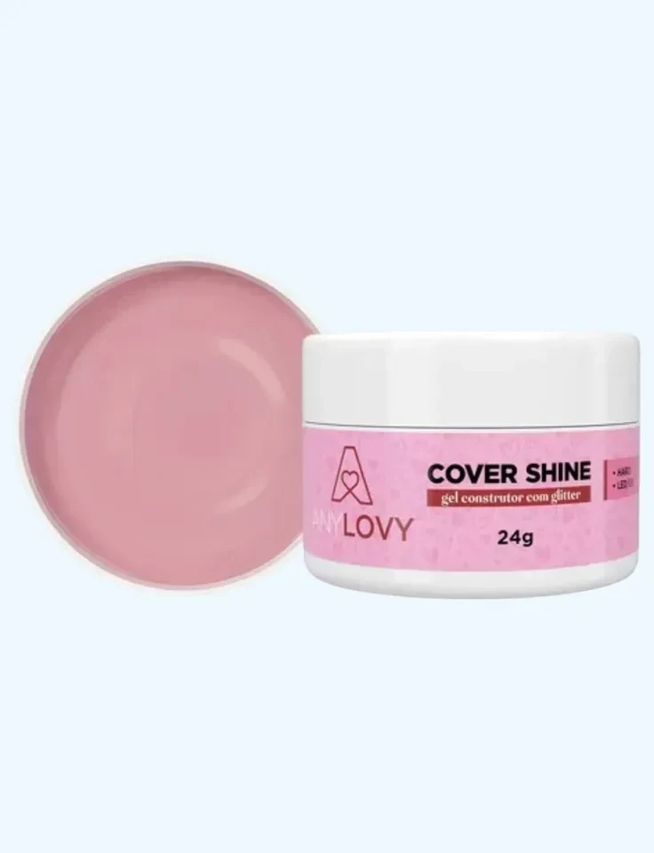✨ Gel Cover Shine Glitter Anylovy 24g – Brilho Sofisticado, Estrutura Profissional e Acabamento Glamouroso ✨ - 1