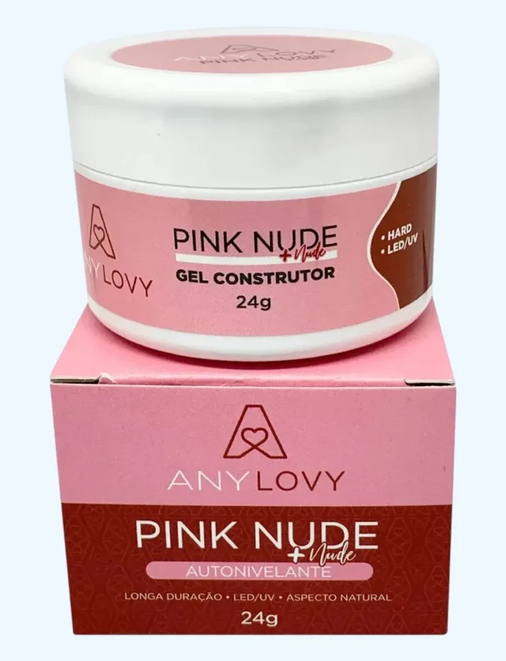 ✨ Gel Construtor Anylovy Pink Nude + Nude 24g – Estrutura Profissional, Naturalidade e Alta Durabilidade ✨ - 1