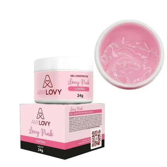 ✨ Gel Control Lovy Pink Anylovy 24g – Rosa Suave, Controle e Versatilidade na Construção ✨ - 1