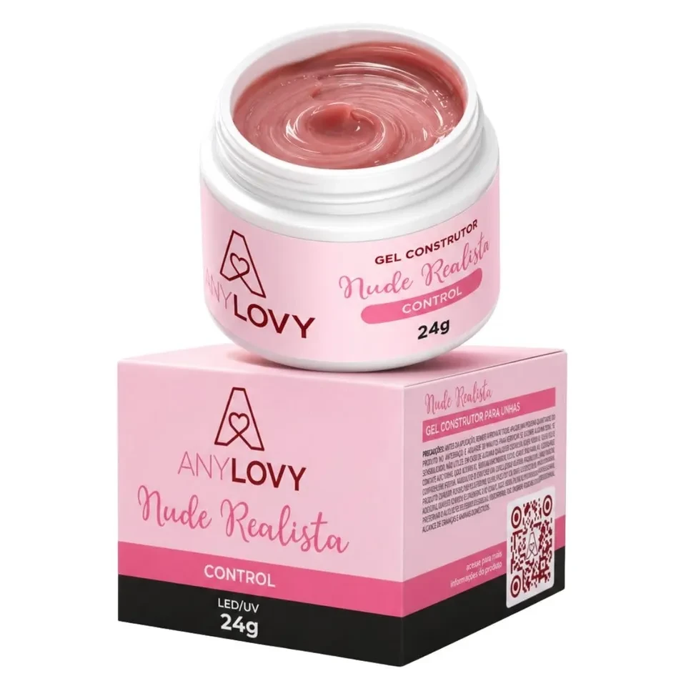 ✨ Gel Nude Realista Control Anylovy 24g – Nude Rosado, Controle e Acabamento Natural ✨ - 1