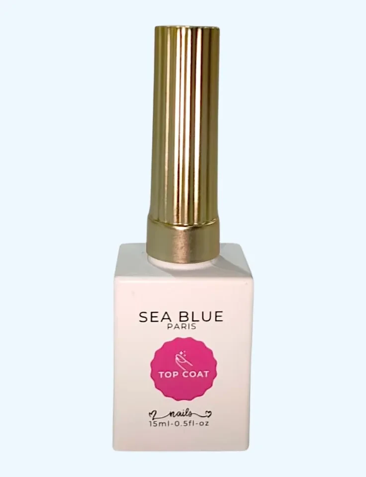 ✨ Top Coat Sea Blue – Brilho Intenso e Finalização Profissional de Alta Durabilidade ✨ - 1