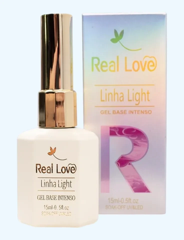 ✨ Top Coat Blindado 15ml Real Love Linha Light – Brilho Extremo e Blindagem Profissional ✨ - 1
