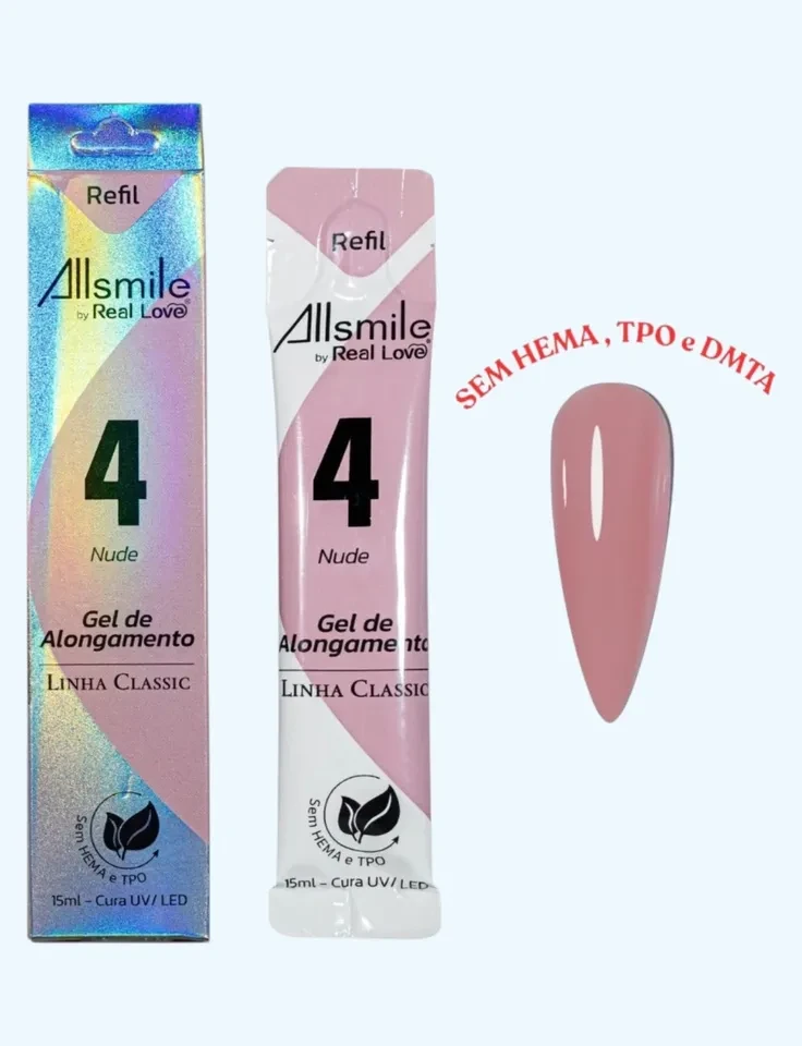 ✨ Refil Sachê Gel Real Love Nude 4 – Naturalidade, Resistência e Economia Profissional ✨ - 1