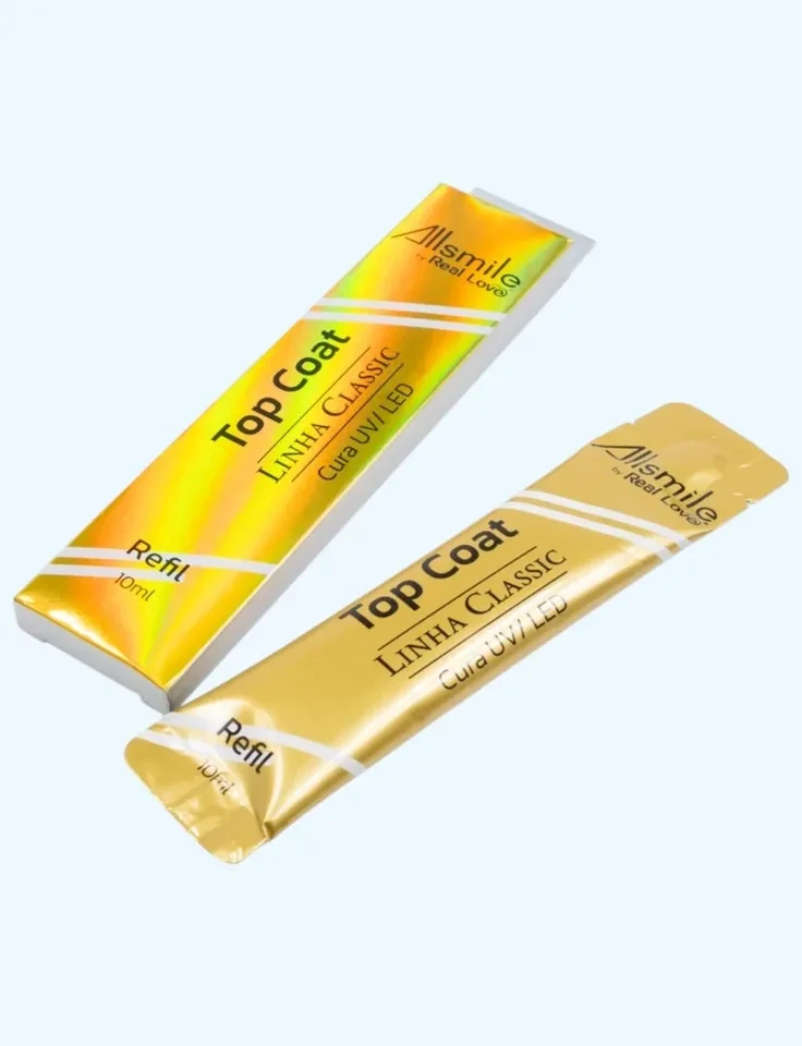 ✨ Top Coat Sachê 10ml Real Love – Brilho Intenso e Proteção Profissional ✨ - 1