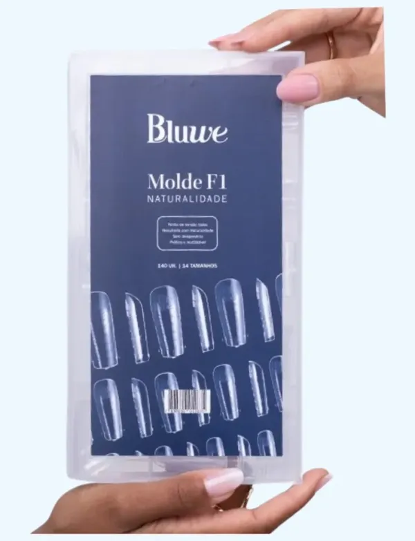✨ Molde F1 Naturalidade BLUWE – Alongamento Prático com Curvatura Natural ✨